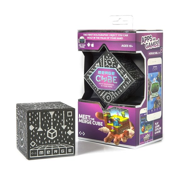 MERGE CUBE AUGMENTED & VIRTUAL REALITY SCIENCE & STEM EDUCATIONAL TOY - Picture 1 of 7